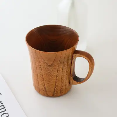 漆器手柄木制杯(长)M