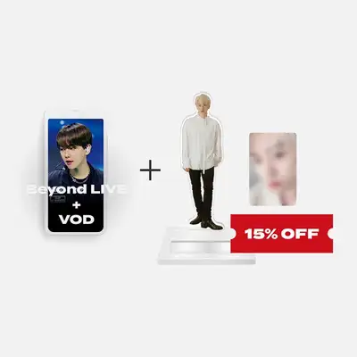 BAEKHYUN Beyond LIVE - BAEKHYUN : LIGHT + VOD票券 + 智能手机支架
