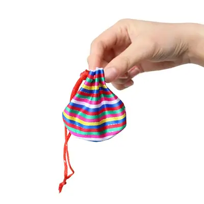 ミニ色動ポーチ 1P（指輪ポーチ アクセサリーポーチ 韓国記念品 外国人向けギフト 伝統工芸品）