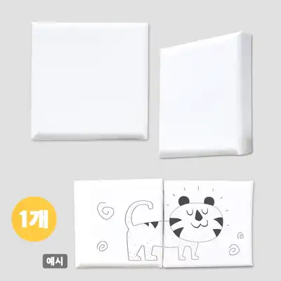 10cm Mini Canvas Blank Canvas Frame (Square Painting Board Oil Painting Art Play Material Canvas Cloth)