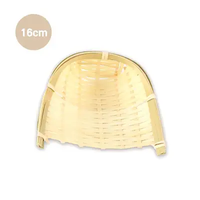 Traditional Bamboo Mini Winnowing Basket 16cm (Samtaggi Basket Fried Food Strainer Thanksgiving Japanese Decor Folk Goods)