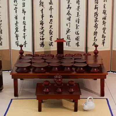 南原水曲柳特务殿37件祭祀用品全套（赠品）3种祭祀用小物件