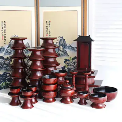 南原新槐木三层定制漆器37件套装(特型)(漆器退酒器+脂肪笔)