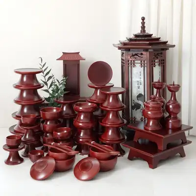南原特务殿祭祀器47件套装+书写纸脂肪用品