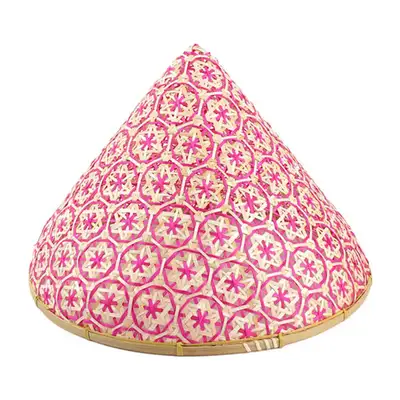 ピンク雪の花ベトナム帽子 l照明シェード インテリア 食卓灯 ノンラー