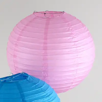 ピンク30cm 韓紙 提灯傘 | 紙製ランプシェード 韓屋 伝統 和風 飲食店