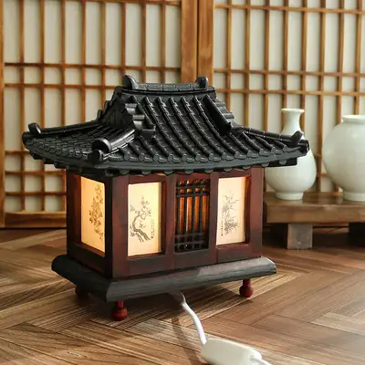 传统韩屋瓦房韩纸氛围灯(迷你)