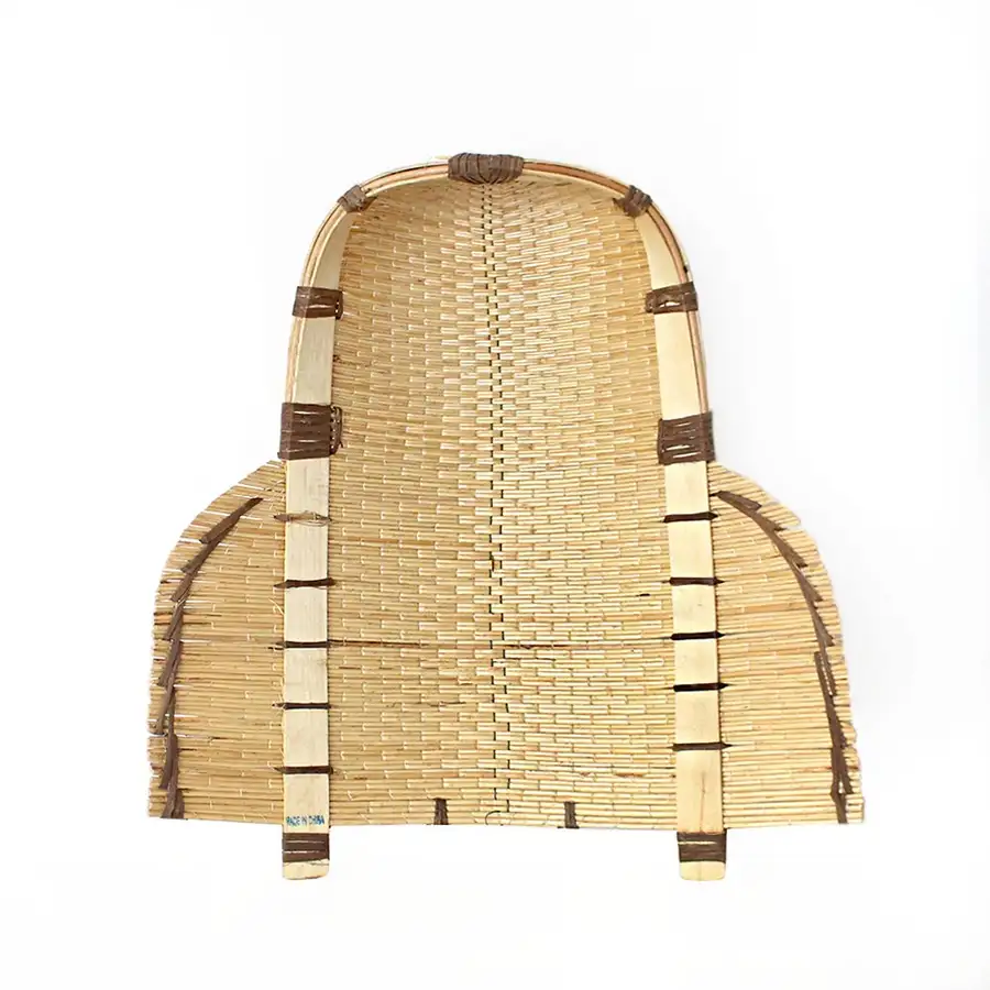 M 62x57cm Large Willow Winnow | Weekend Farm Chuseok Holiday Traditional Experience Grain Harvest Korean Hanok Interior Craft Decor — 1
