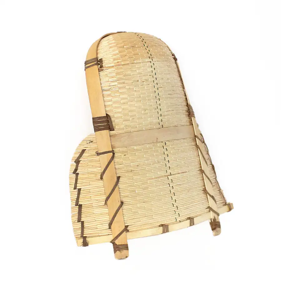 M 62x57cm Large Willow Winnow | Weekend Farm Chuseok Holiday Traditional Experience Grain Harvest Korean Hanok Interior Craft Decor — 2