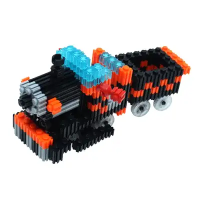 電車 ディフォームブロック デザイン セット | おもちゃ ポンポン カラー