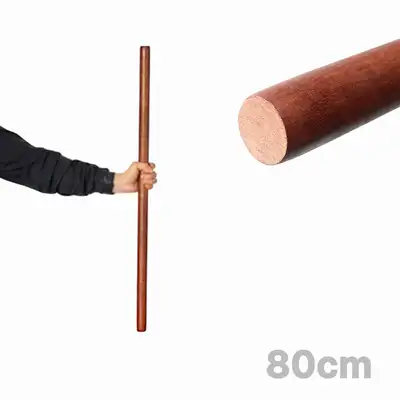 白樺材運動棒80cm（木製ストレッチング棒 ホームトレーニング ピラティス 天然木ヨガ棒 ストレッチングバー マッサージローラー）