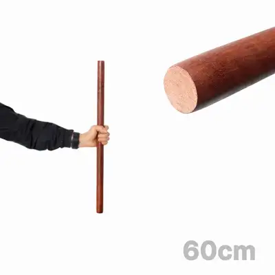 박達ナムの木エクササイズスティック 60cm（木製ストレッチング棒 ホームトレーニング ピラティス 無垢材 ヨガスティック ストレッチバー マッサージローラー）