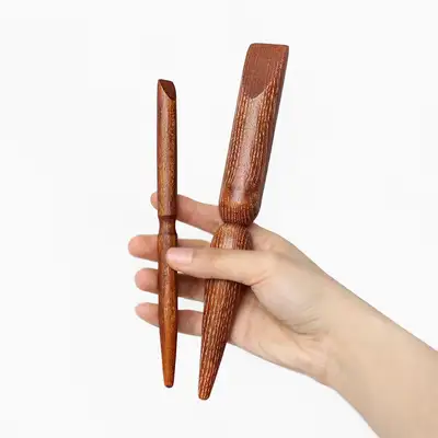 Domestic Solid Wood Foot Acupressure Stick 21 2-Piece Set (Wooden Hand Acupressure Tool Foot Massage Stick Portable Meridian Massage Rod)