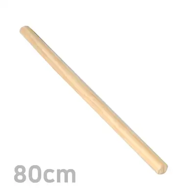 80cm Domestic Wooden Stretching Bar (Yoga Rod Home Workout Pilates Wood Exercise Bar Fitness Stretching Stick Massage Roller)