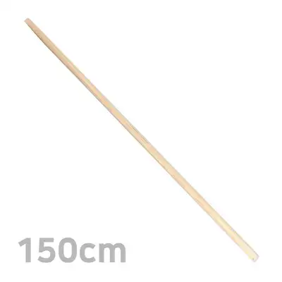 150cm 国産 ストレッチング棒 (木製エクササイズバー ホームトレーニング ピラティス 無垢材 ヨガ棒 フィットネス ストレッチバー マッサージローラー)