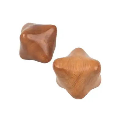 Wooden Star-Shaped Acupressure Ball | Meridian Massage Wooden Hand Massager