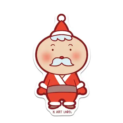 [K ART LABEL] K0024 Santa | Christmas