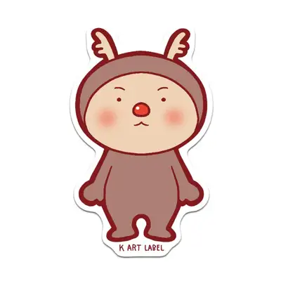 [K ART LABEL] K0023 Rudolf | Christmas