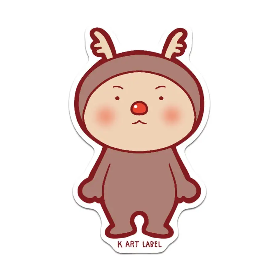 [K ART LABEL] K0023 Rudolf | Christmas