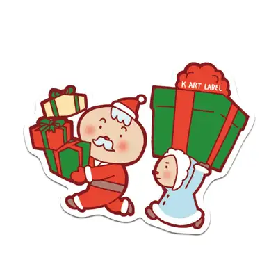 [K ART LABEL] K0021 Gift | Christmas