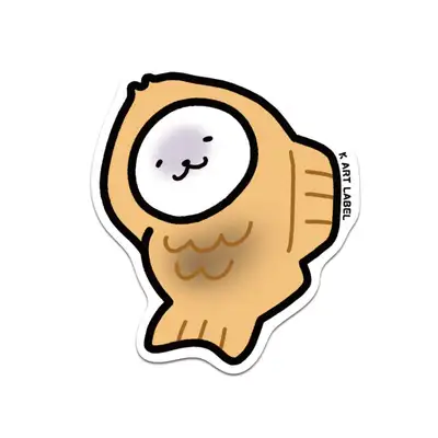 [K ART LABEL] K0019 Taiyaki and Harp | Harp Seal