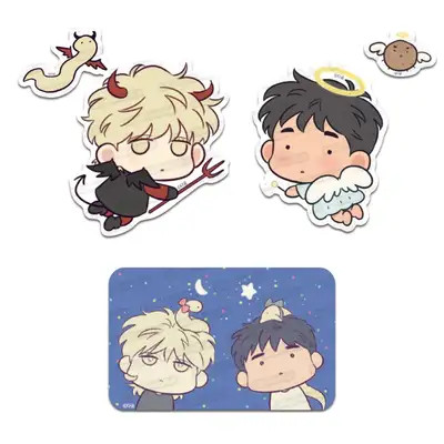 How to Wear a God Large Piece Sticker Set No.1 Angel & Demon