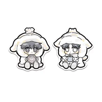 [A World Without You] Favorite Character Big Piece Sticker No.3 Winter Set