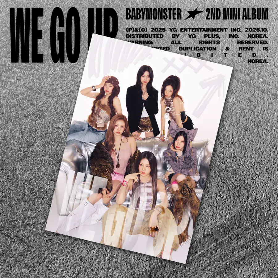 BABYMONSTER 2nd MINI ALBUM [WE GO UP] POSTCARD Ver.
