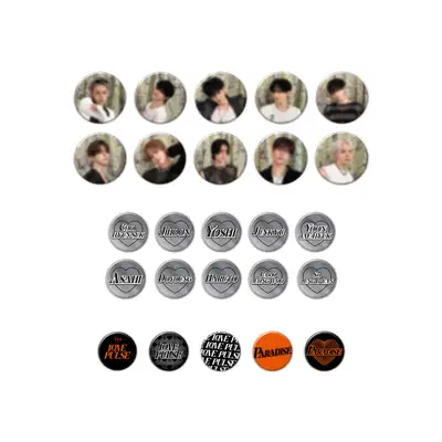 [LOVEPULSE] TREASURE PIN BUTTON SET