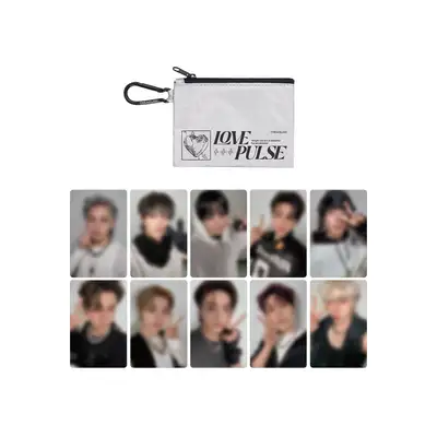 [LOVEPULSE] TREASURE SILVER POUCH + PHOTOCARD SET