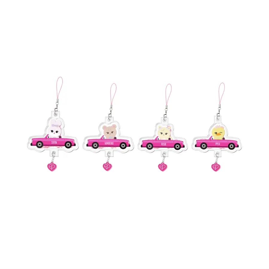 [BPPOPUP] BLACKPINK キャラクター エアチューブ キーリング