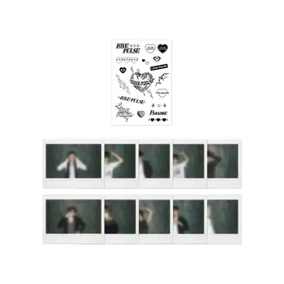 [LOVEPULSE] TREASURE TATTOO STICKER + INSTANT PHOTO SET