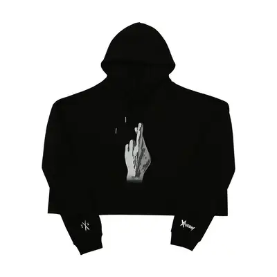 XACADEMY CROPPED HOODIE
