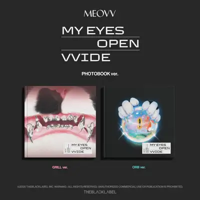 (SET) MEOVV 1st EP ALBUM 'MY EYES OPEN VVIDE' (PHOTOBOOK ver.)