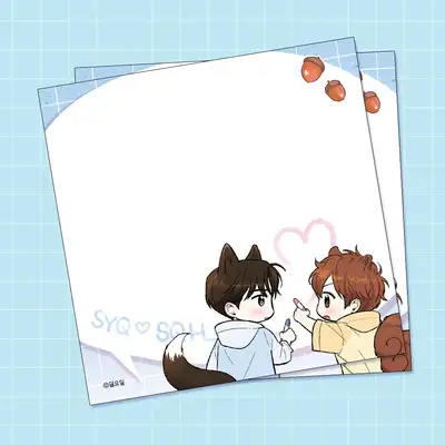 Part Time Partner Webtoon Ddeok Memo Pad 95X95mm 1 Type | Webtoon Goods