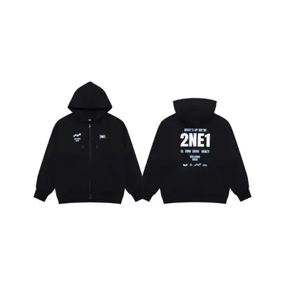 [WELCOMEBACKENCORE] 2NE1 Graphic Zip-Up Hoodie