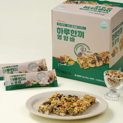 HaruHanKki Nutrition Bar 40-Count Box