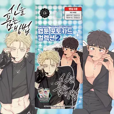 [How to Wear Gods] Webtoon Photocard Collection 8 Types (Random) Vol.2 | CardTech
