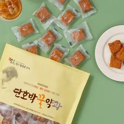 Myeong In Sweet Pumpkin Honey Yakgwa (Pouch) 500g