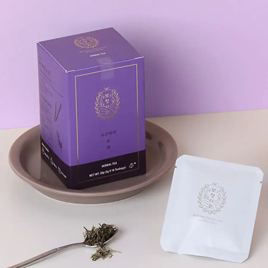 [寶香茶園] 溫暖身體的有機迷迭香&艾草草本茶 生物分解茶包 — 1