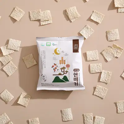 風心堂 米菓子 有機玄米チップ (30g)