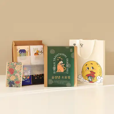 Pungsim-dang Holong Chip Nurungji Chip 4 Flavors Gift Set (20 pieces)