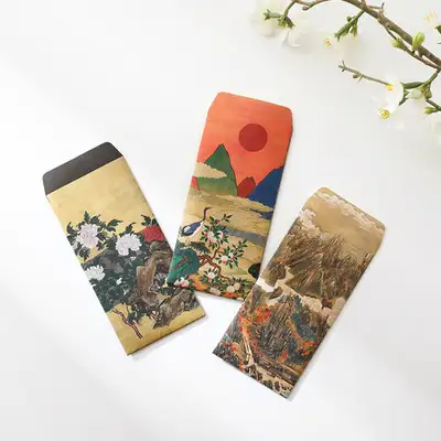 Pungssimdang Folk Painting Envelopes (3 Types)