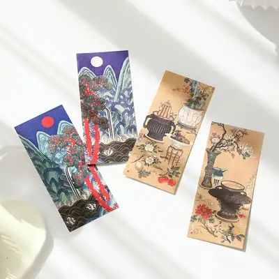 Poong Sim Dang Korean Folk Painting Postcard Set (4 Types)
