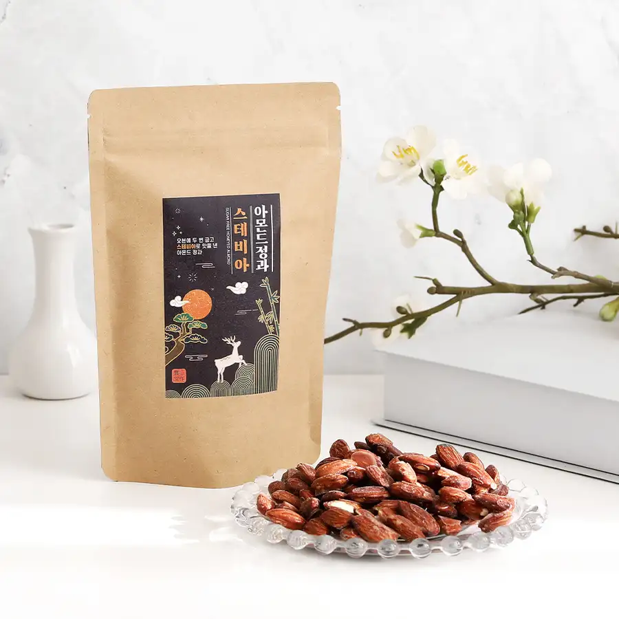 Poongsimdang Sugar-Free Stevia Almond Jeonggwa (60g, 120g) — 5