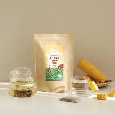 未烘烤有机玉米粒茶 壶用温和谷物茶 (10个/25个)