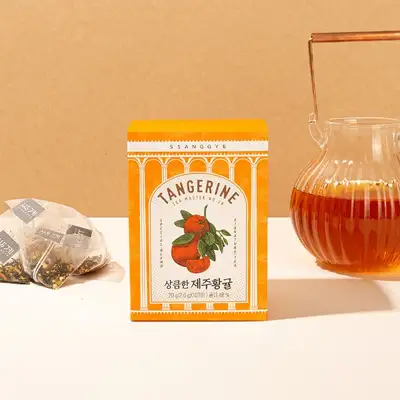Fresh Jeju Tangerine Black Tea 10 Tea Bags