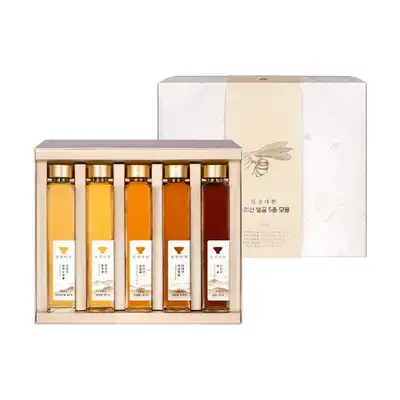 Jirisan Honey 5-Variety Collection Set