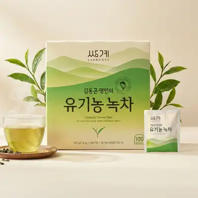 Ssanggye Myeong Tea Organic Green Tea 100 Tea Bags
