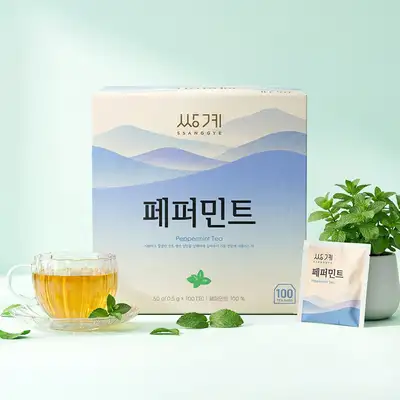 Ssanggye Myeongcha Peppermint 100 Tea Bags